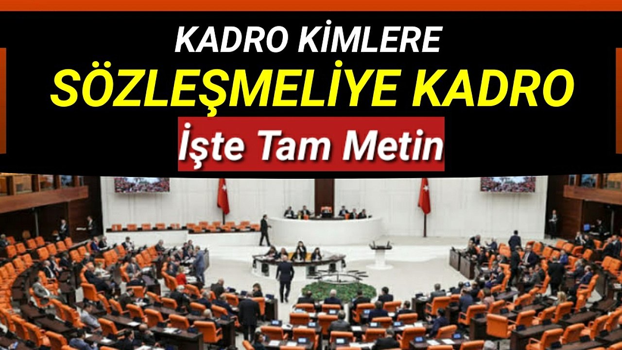 Kimler Kadroya Dahil Olacak ?