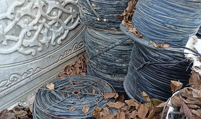 Kiralık araçla 220 liralık sulama borusu çalan hırsız GPS'ye takıldı