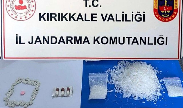 Kırıkkale'de uyuşturucu madde ile yakalanan şahıs tutuklandı