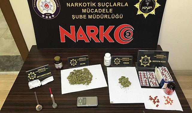 Kırıkkale'de uyuşturucu maddeyle yakalanan şahıs tutuklandı