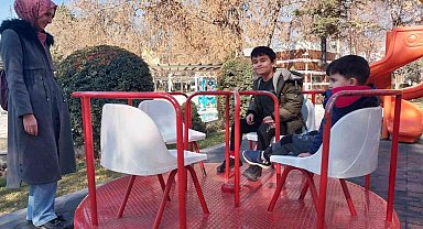 Konya'da kış ortasında yazı aratmayan sıcaklık