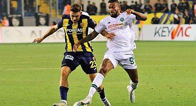 Konyaspor ile Ankaragücü 32. randevuda