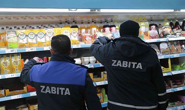 Marketlerde gıda denetimleri devam ediyor