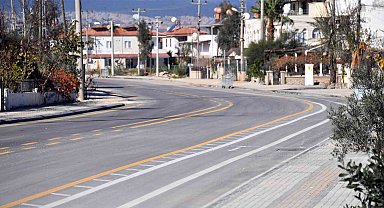 Mersin Büyükşehir Belediyesinin yol çalışmaları sürüyor