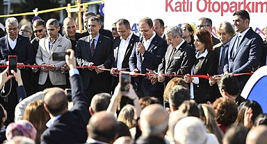 Mersin'de 'Kent Meydanı ve Katlı Otopark' projelerinin açılışı gerçekleştirildi