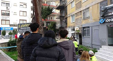 Mersin'de 4 katlı apartmanda yangın çıktı