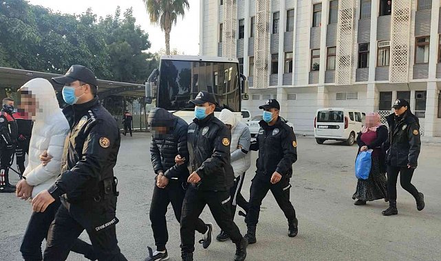 Mersin'de çeşitli suçlara karışan 25 kişi adliyeye sevk edildi