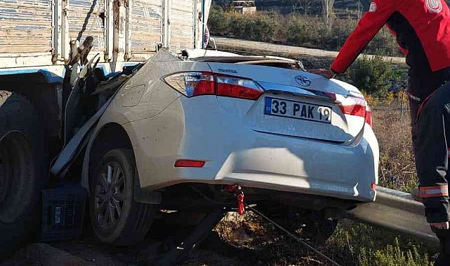 Mersin'de feci kaza: 2 ölü