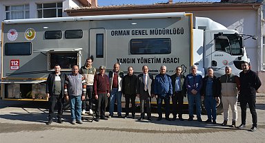 Mersin'de orman yangınları artık 'mobil yangın yönetim aracından' koordine edilecek