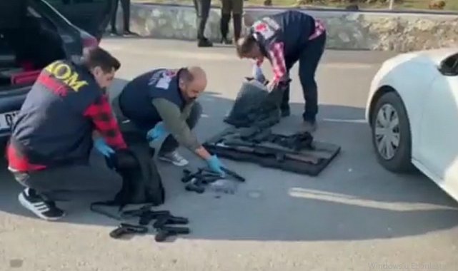 Mersin'de silah kaçakçılarına operasyon: 3 gözaltı