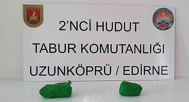 MSB: "Edirne hudut hattında bin 36 gram uyuşturucu ele geçirildi"