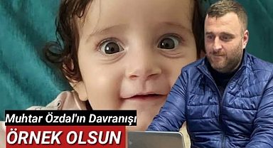 Muhtarlık Maaşının Tamamını Ayşe Bükre Bebek İçin Gönderdi