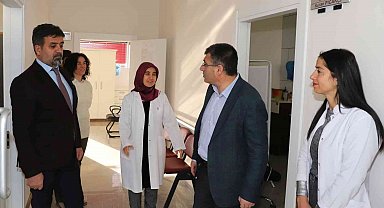 NEVÜ Rektörü Aktekin, Mediko Sosyal Sağlık Merkezindeki Çalışmaları İnceledi