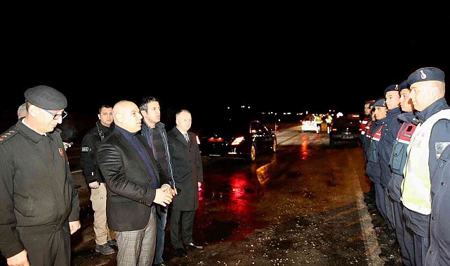 Niğde protokolünden görevlilere yılbaşı ziyareti