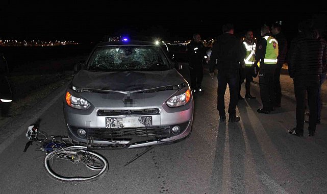 Otomobilin çarptığı bisikletli çocuk hayatını kaybetti