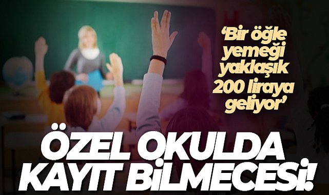 Özel okulda kayıt bilmecesi