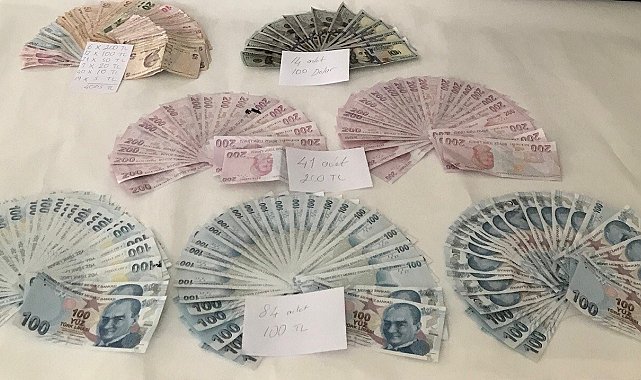 Sahte paraları piyasaya süremeden yakalandı