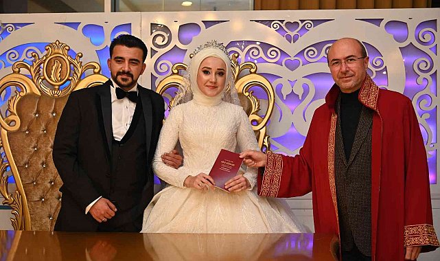 Selçuklu'da 2022'de 4 bin 752 çiftin nikahı kıyıldı
