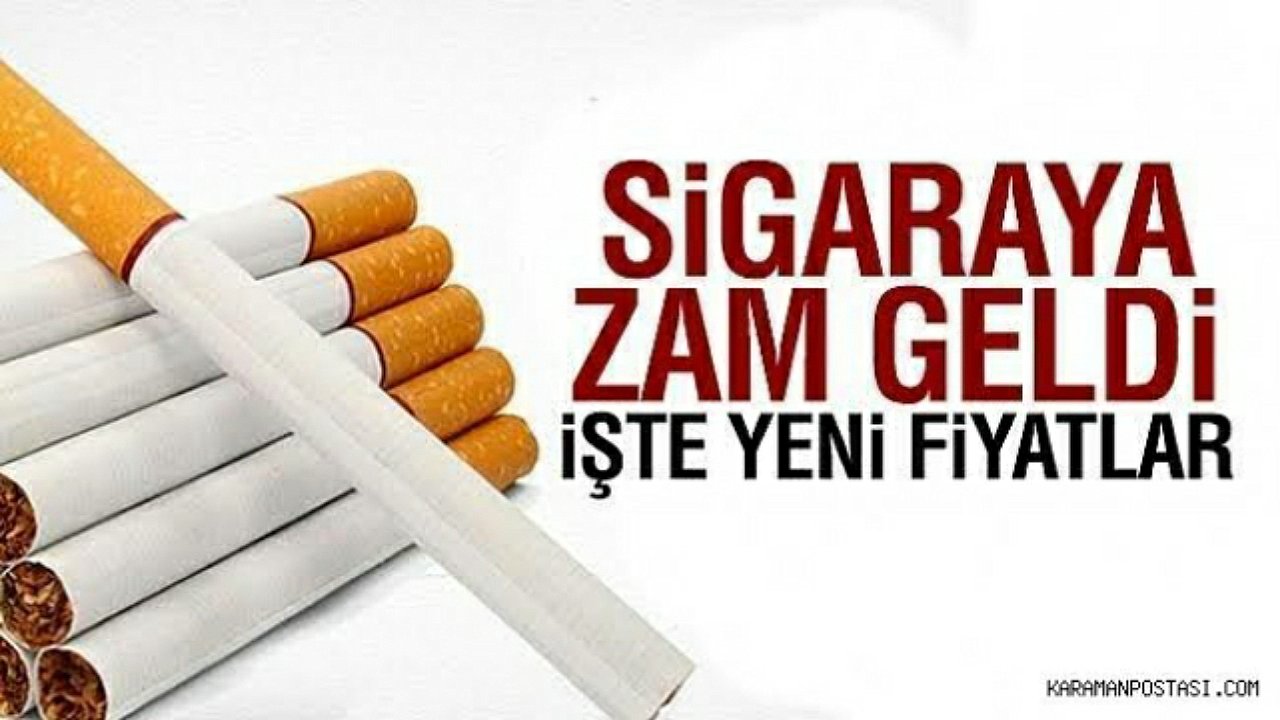 Sigaraya Zam Geldi