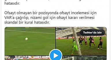 Sivasspor: "Hakem değil, kural hatasıdır"