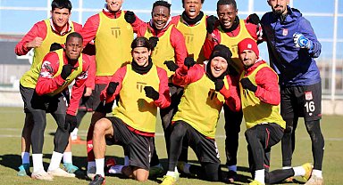 Sivasspor'da neşeli idman