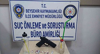 Şüphe üzerine durdurulan şahsın üzerinden uyuşturucu çıktı