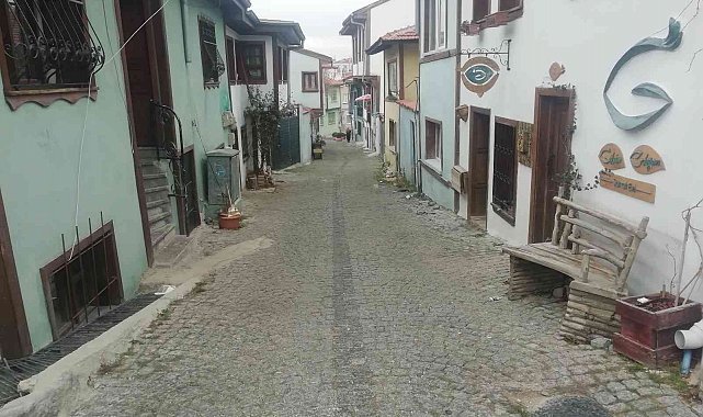 Tarihi Odunpazarı bölgesi boş kaldı