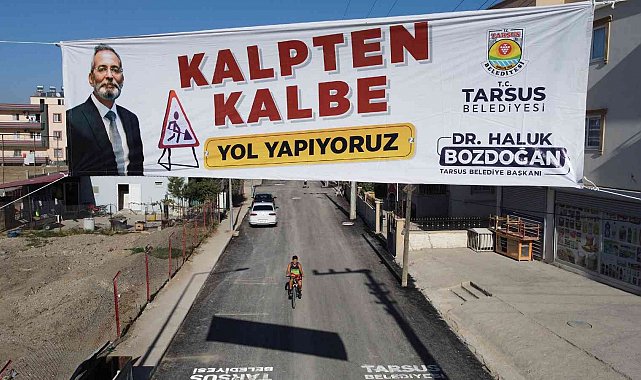 Tarsus Belediyesi 340 kilometre asfalt döktü
