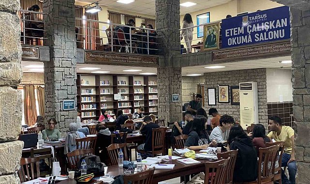 Tarsus Belediyesi okuma salonlarını 1 yılda 42 bin 472 kişi ziyaret etti