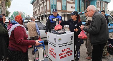 Toroslar zabıtasından hassas terazi denetimi