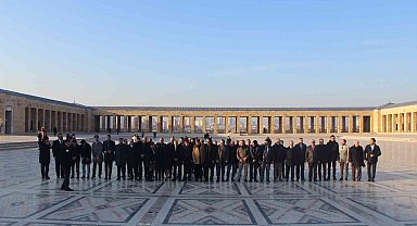 TVHB heyetinden Anıtkabir'e ziyaret
