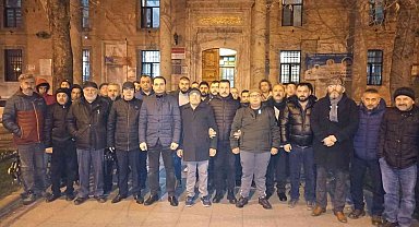 Ülkü Ocakları üyeleri yılın ilk sabah namazında buluştu