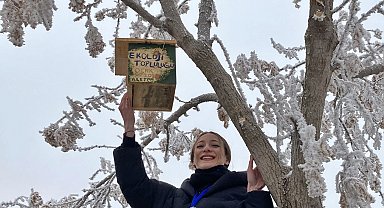 Üniversite öğrencileri kampüsü kuş evleriyle donattı