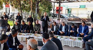 Vali Pehlivan, hal esnafıyla bir araya geldi