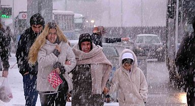 Yozgat'ta kar