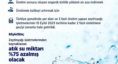 Zeytinyağı üretiminde çevre kirliliğinin önlenmesi için yeni genelge
