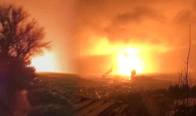 7.4'lük depremin ardından yangın! Doğal gaz boru hattı... BOTAŞ'tan açıklama geldi