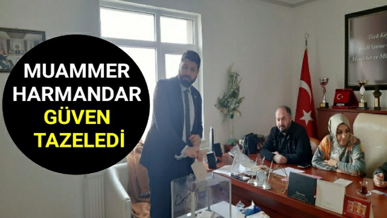 Başkan HARMANDAR Güven Tazeledi