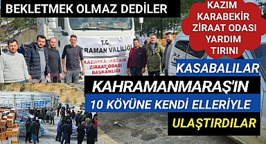 Başkan Muammer Harmandar Yardım Tırını Bekletmeden Elleriyle Depremzedelere Dağıttı