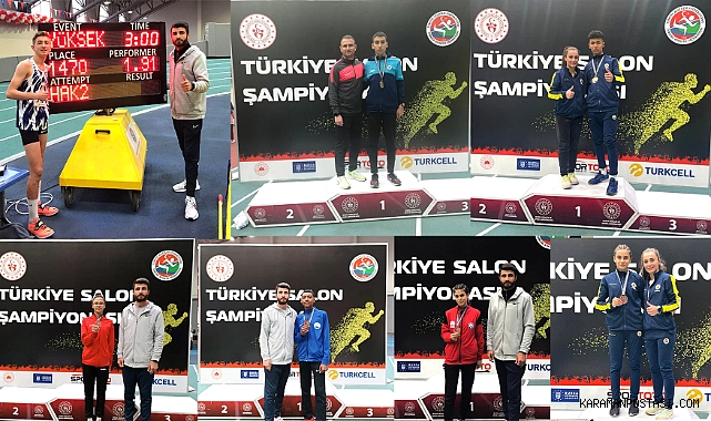 KARAMAN ATLETİZM TAKIMINDAN MADALYA YAĞMURU