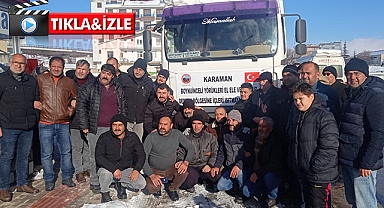 KARAMAN SIFIR NOKTASA YARDIMDA GECİKMEDİ