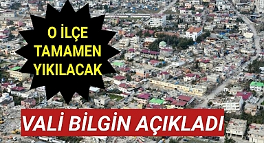 O İlçe Yeniden İnşa Edilecek