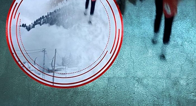 Rize'de korku dolu anlar! Çığ büyüyerek geldi, vatandaşlar dehşete düştü: 'Şaka mı bu? Kaç, kaç, kaç!'