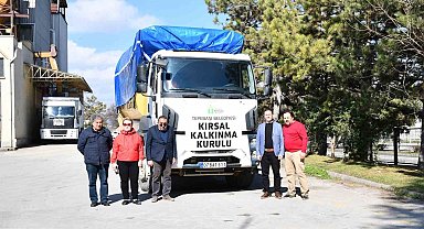 16 ton yem daha bölgeye gönderildi