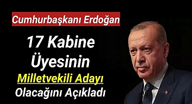 17 KABİNE ÜYESİ MİLLETVEKİLİ ADAYI OLACAK