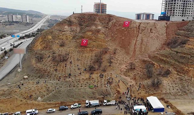 43 ilin geçiş güzergahı fidanlarla yeşerecek: Yüzlercesi toprakla buluşturuldu