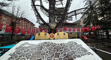 81 ilden toprağın getirildiği Anıt Ağacı'ndaki törenle şehitler anıldı