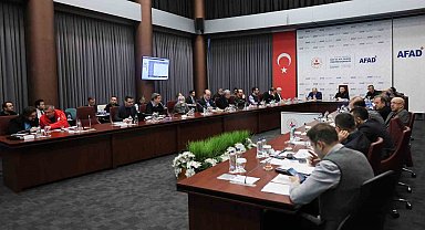 AFAD'da deprem bölgesi için koordinasyon toplantısı