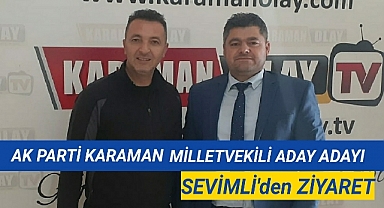 Ahmet SEVİMLİ'den Gazetemize Ziyaret