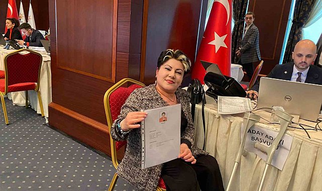 AK Parti engelli aday adayı başvurusunu yaptı